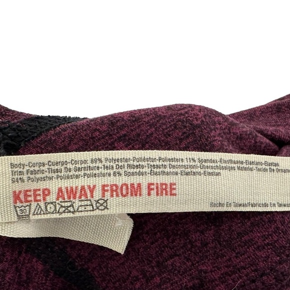 Free People Movement Women Infinity Cutout Crop Leggings Sz Small Heathered Pink - Picture 9 of 9